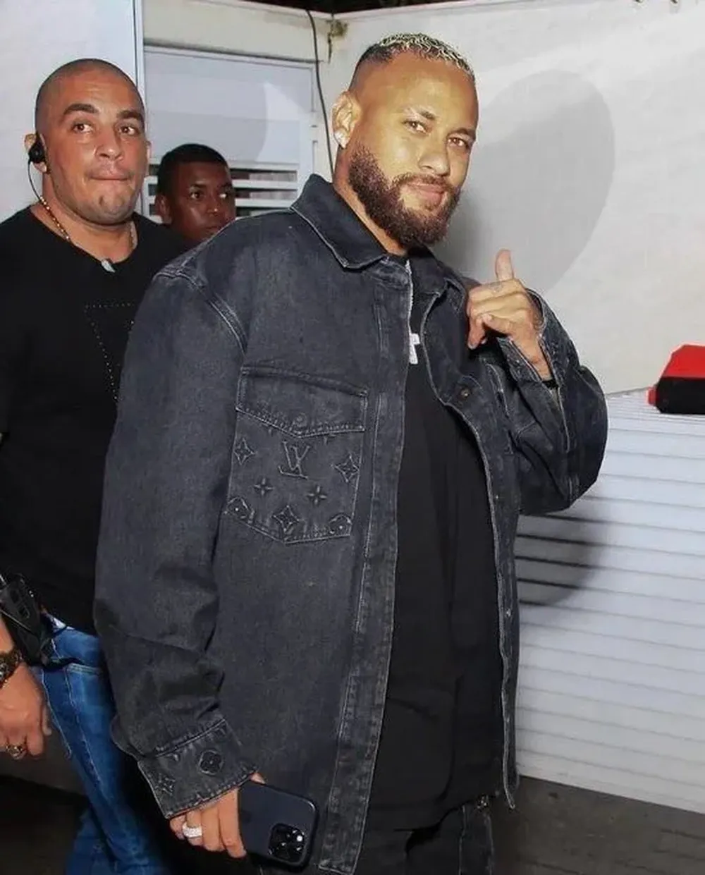 Neymar en el cumple de Romario