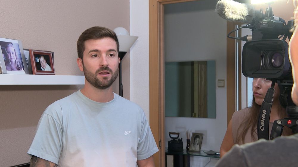 Diego Agudo, el hermano de Ángela, la joven internada en Tailandia tras un accidente de moto