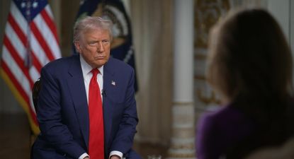 Donald Trump en el programa de CBS “60 Minutes”.