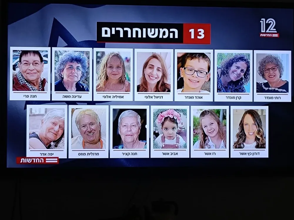 Los rehenes liberados