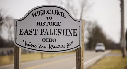 Descarrilamiento de 50 vagones en East Palestine