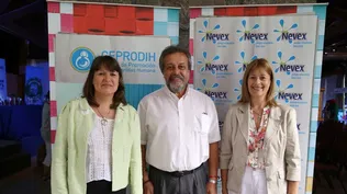 Teresa Cometto, Nestor Pereira y María Teresa Giovanelli