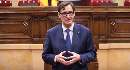 Salvador Illa, líder del Partido socialista catalán.