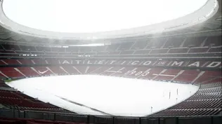 El partido que iba a jugar Luis Suárez con Atlético este sábado, se suspendió por un temporal de nieve