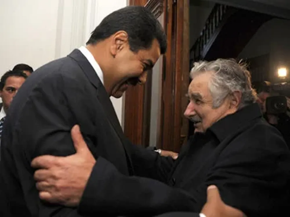 El presidente de Venezuela y su par uruguayo