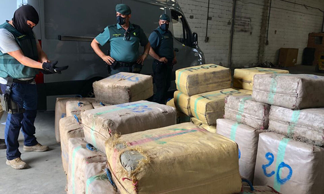 4000 kilos de hachís incautados en Sevilla