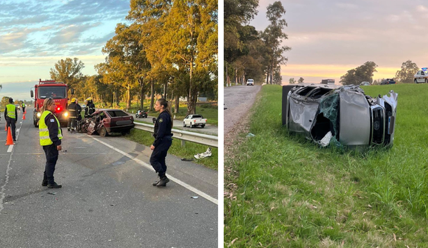 Un joven de 21 años murió tras chocar frontalmente contra una camioneta en Ruta 8