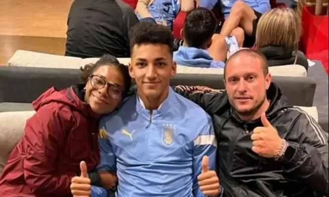 Álvaro Rodríguez y la foto con Déborah Rodríguez y el Ruso Pérez