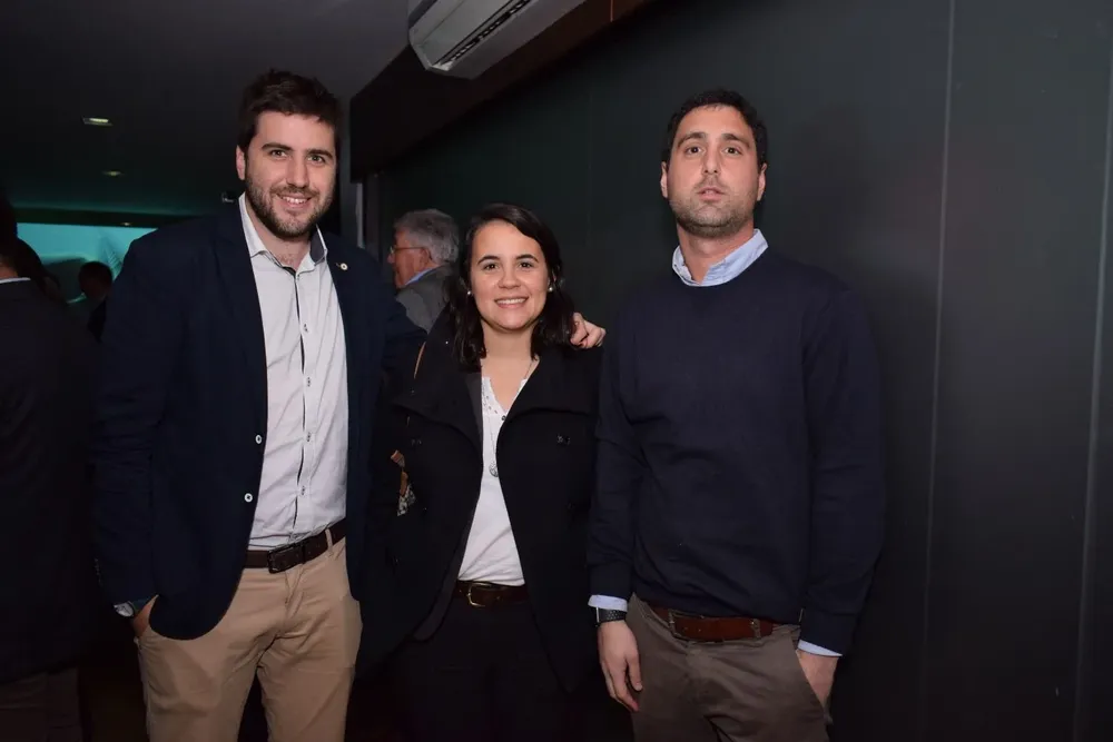 Mateo Filipovich, Natalia Albanese y Santiago bazzani
