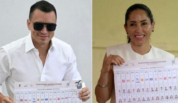 Daniel Noboa y Luisa González