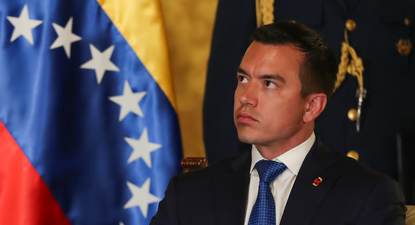 Presidente de Ecuador Daniel Noboa