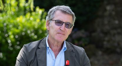 Feijóo, en la entevista con Europa Press.