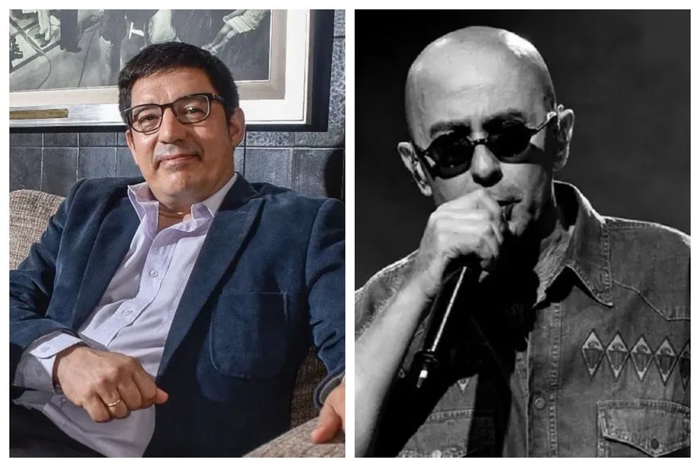 Aldo Silva y el Indio Solari