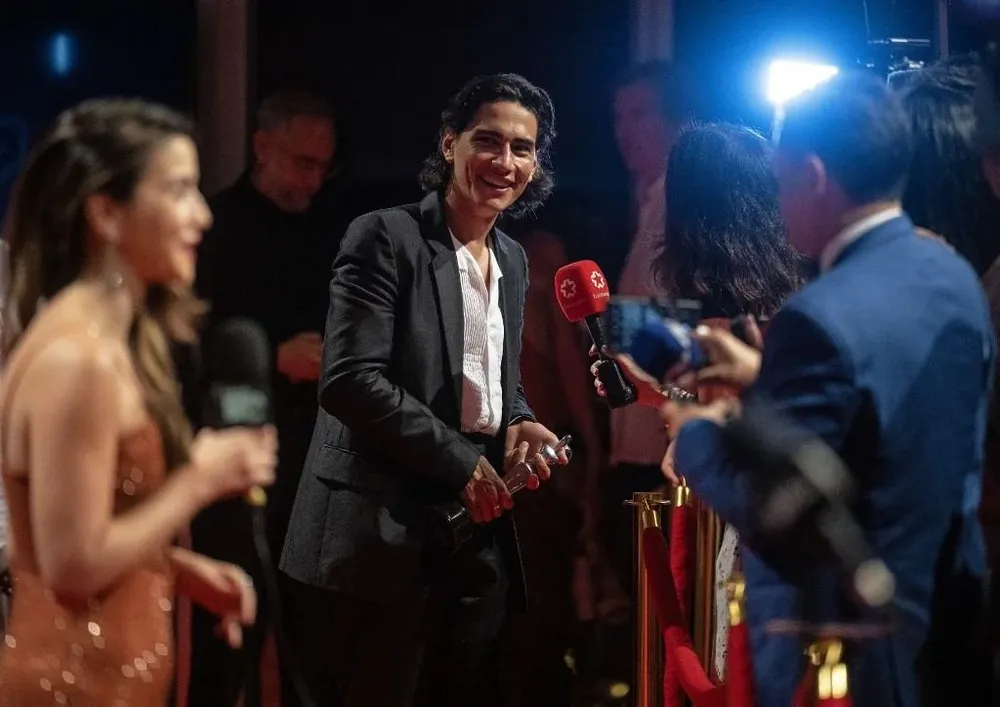 Enzo Vogrincic con su premio
