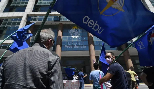 Archivo, manifestación de AEBU