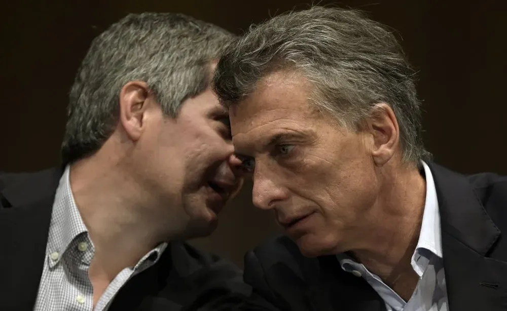 Mauricio Macri con el jefe de su campaña el día después del balotaje.