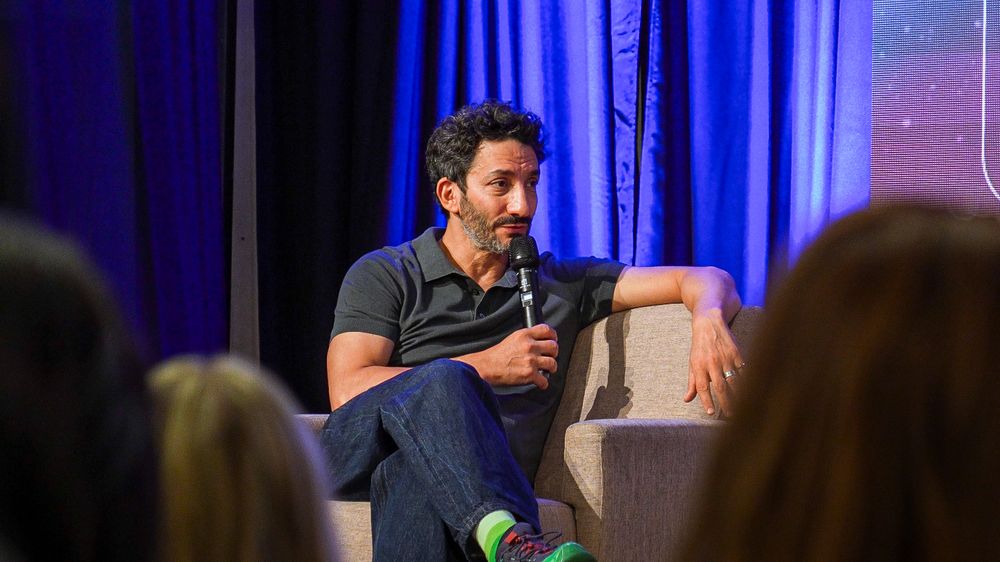 Juan Minujín en el Media Show Uruguay