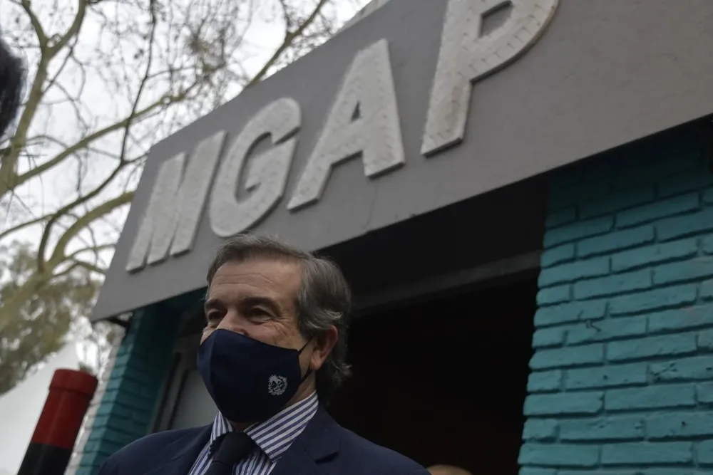 Ministro de Ganadería, Agricultura y Pesca, Carlos María Uriarte.