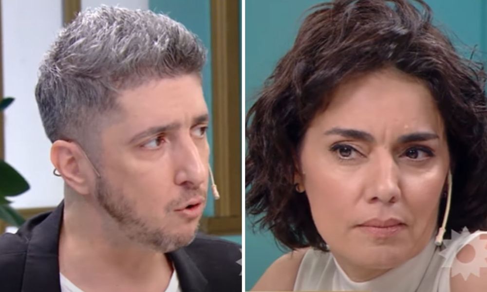 Jey Mammon se cruzó con la periodista Valeria Sampedro.&nbsp;