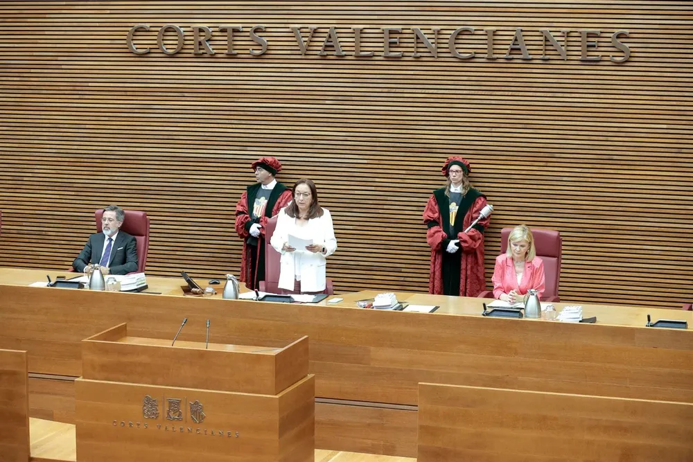 Llanos Massó, presidenta de Les Corts Valencianes (Vox)