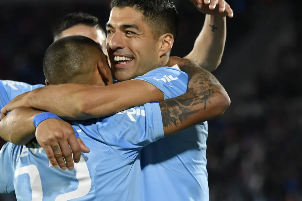 El festejo de Suárez con Zabala