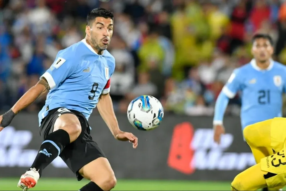 Suárez volvió a jugar por la celeste