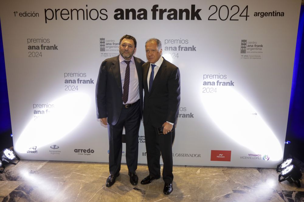 Gabriel Hochbaum junto a Daniel Hadad Gabriel Hochbaum junto a Daniel Hadad