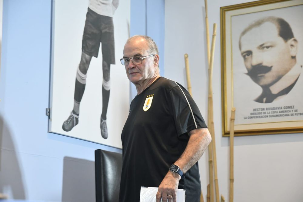 Conferencia de prensa de Marcelo Bielsa en el Museo del Fútbol
