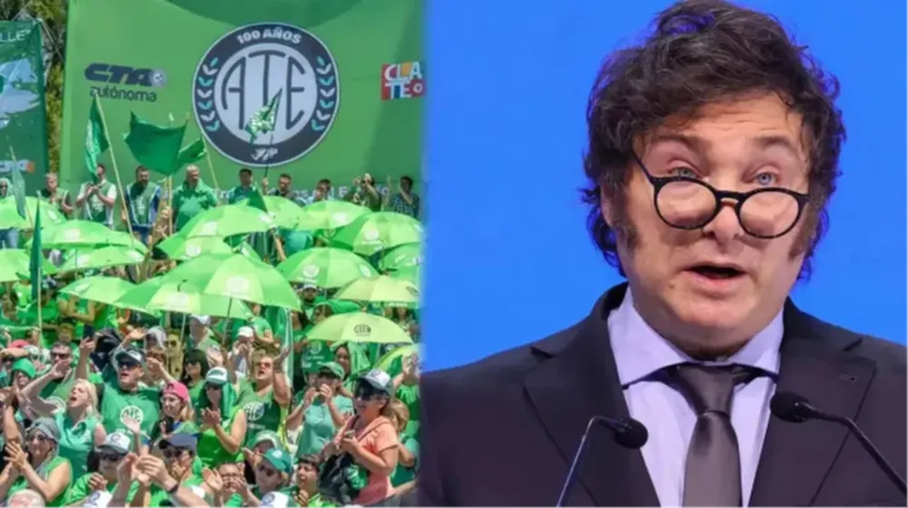 ATE criticó a Milei y ratificó que este miércoles ingresarán a edificios públicos