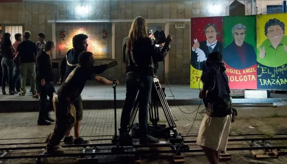 Rodaje de La noche sin luna, dirigida de por Germán Tejeira y producida por Raindogs; se estrenará en el festival de San Sebastián