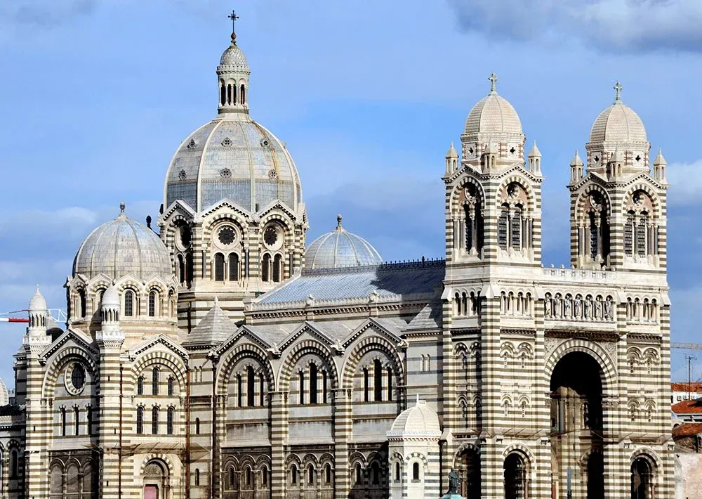 La Catedral de Marsella, la ciudad francesa que espera al pontífice el próximo viernes.