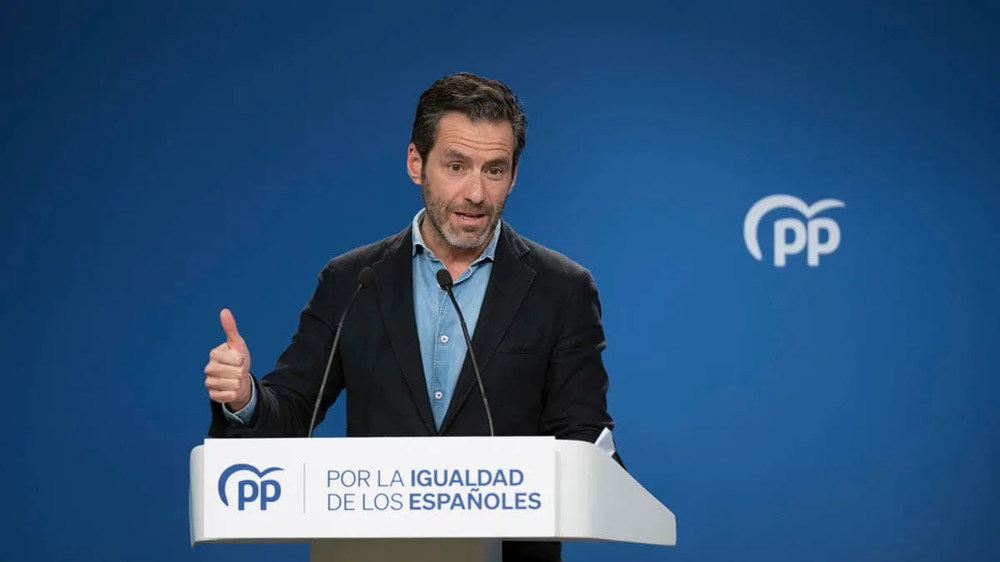 Borja Semper, portavoz del PP.
