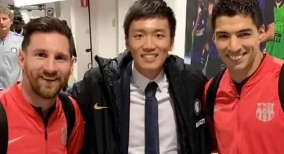 El presidente de Inter es fanático de Suárez y Messi