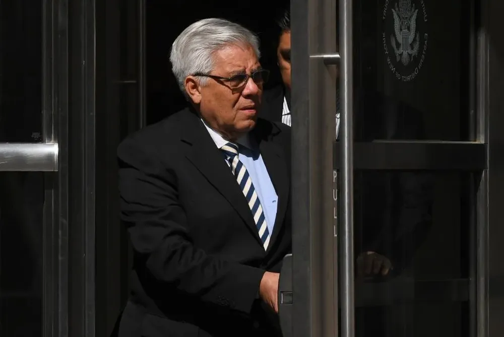 Héctor Trujillo, anterior secretario general de la federación de Fútbol de Guatemala y acusado de aceptar sobornos por derechos de televisación.