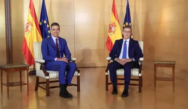 PedroSánchez y Alberto Núñez Feijóo.