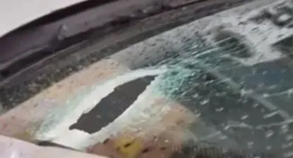 un hombre ataco con un hacha a un conductor en melo