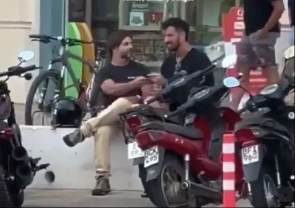 Lacalle Pou y su charla al aire libre en Punta del Este