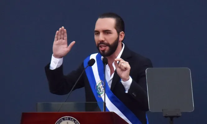 El presidente de El Salvador, Nayib Bukele