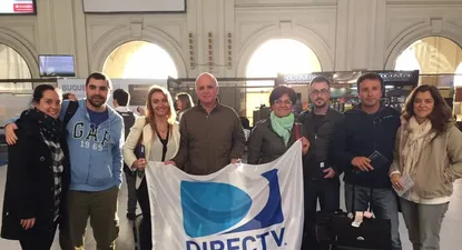 Ganadores del concurso de DirecTV que presenciaron el espectáculo de Sting