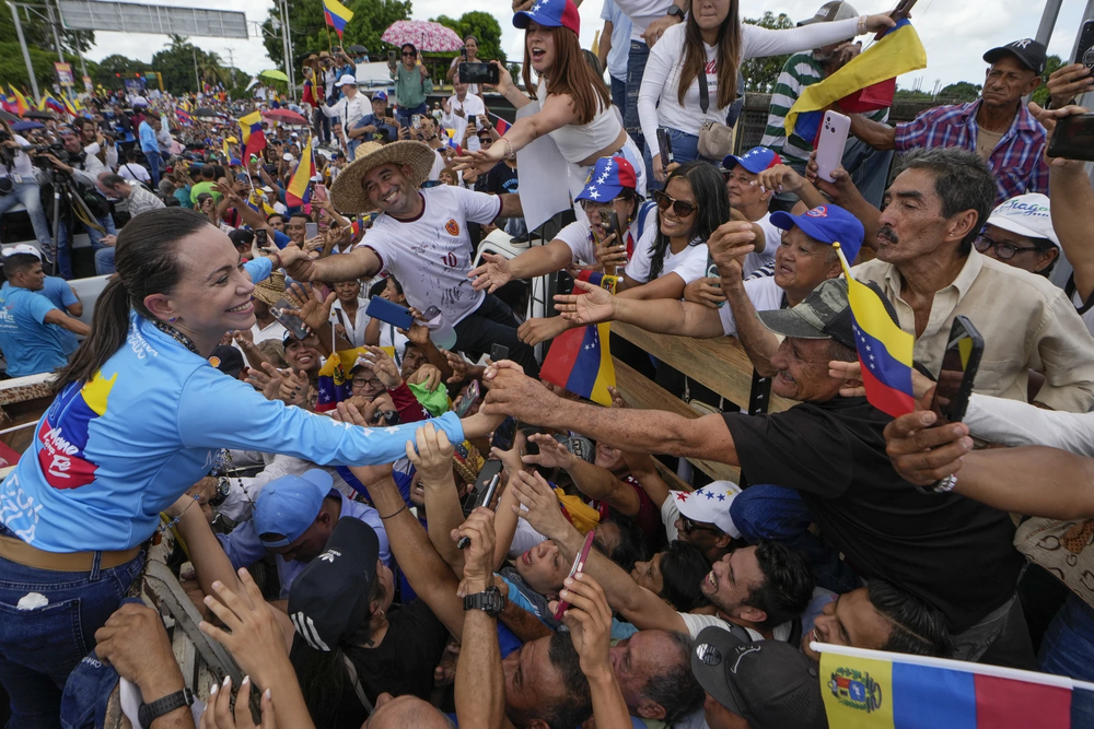 La lider política María Corina Machado