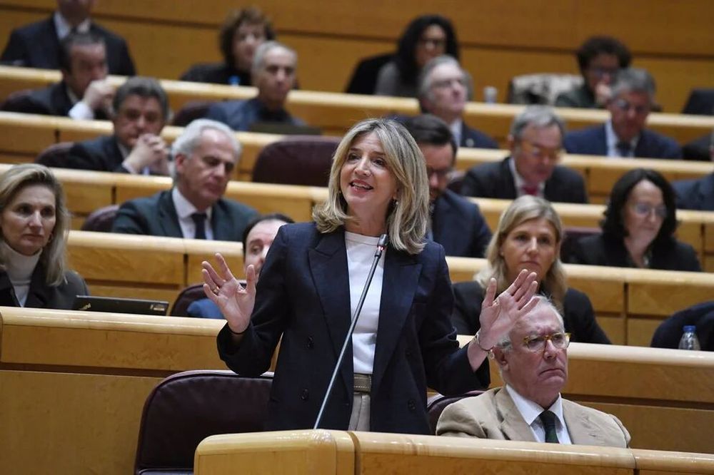 La portavoz del PP en el Senado, Alicia García