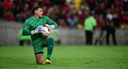 Washington Aguerre en Peñarol vs Flamengo por Copa Libertadores