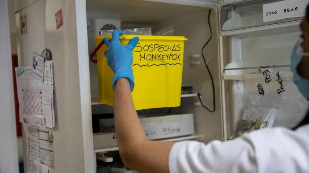 Muestras de la viruela del mono