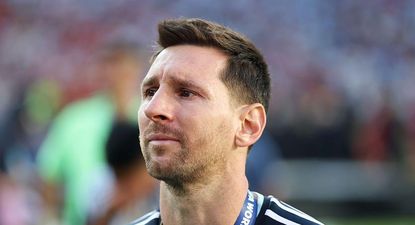 Lágrimas de ganador. Eso es Lionel Messi, uno de los grandes ganadores en la historia del fútbol, aunque haya sido derrotado este domingo.