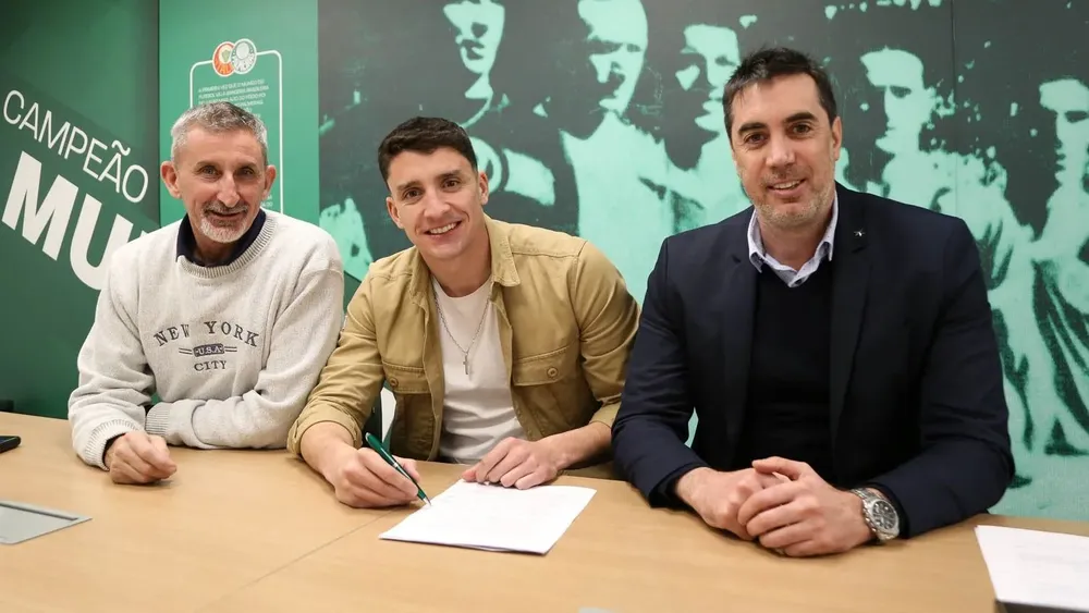 Piquerez y su representante Vanzini