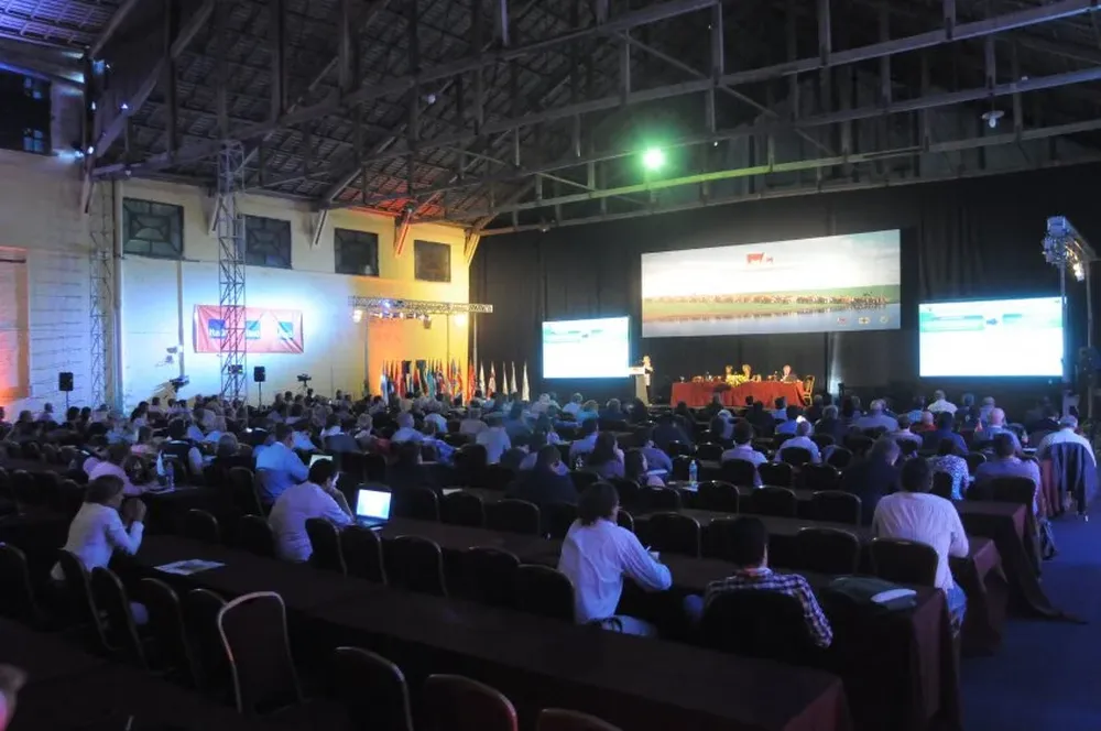 Actores de los negocios ganaderos de todo el mundo integraron el auditorio.