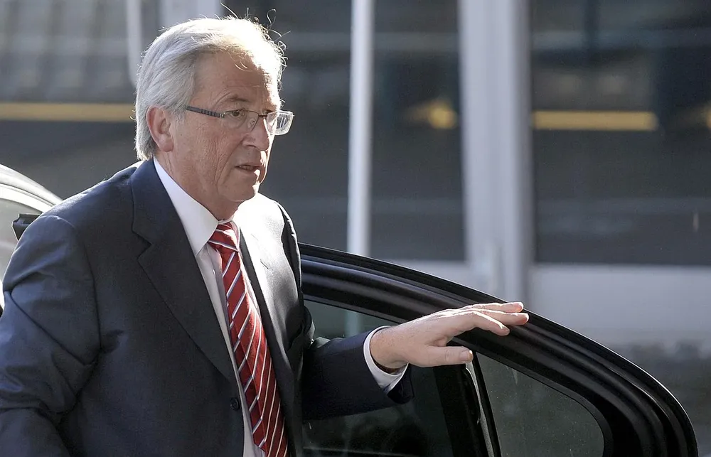 El primer ministro de Luxemburgo y presidente del Eurogrupo, Jean-Claude Juncker.