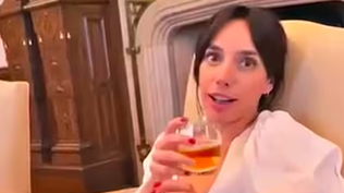 Salió a la luz un nuevo video de Tamara Pettinato con Alberto Fernández en la Casa Rosada