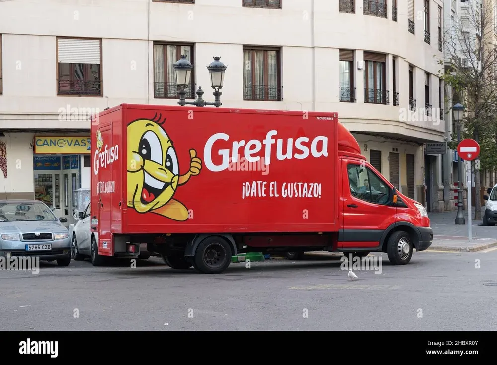 Camión repartidor de Grefusa