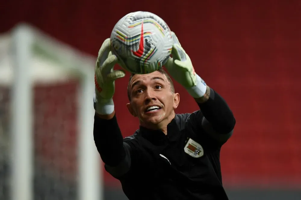 Fernando Muslera, golero de Uruguay